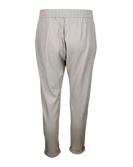 Brunello Cucinelli Gray Casual Trousers