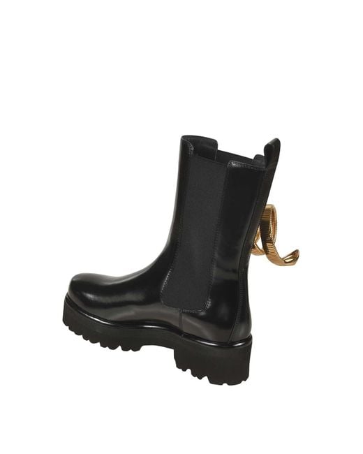 Rene Caovilla Black Ankle Boots