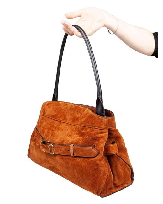 Marc Jacobs Brown The Satchel Dakota Shoulder Bag