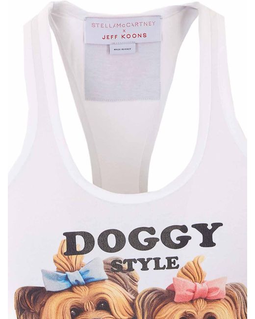 Stella McCartney White Jeff Koons Tank Top