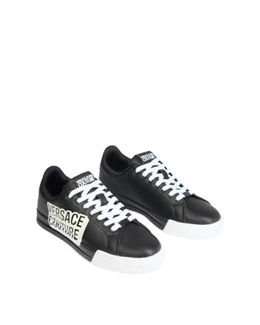 Versace Jeans Couture Black Court Couture Sneakers for men