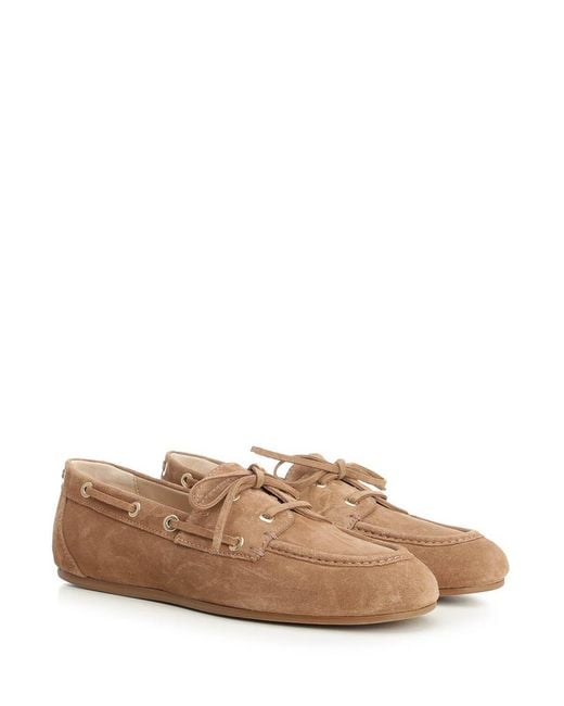 Stuart Weitzman Brown Tinsley Mocasin