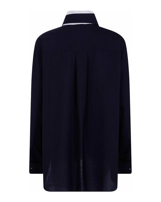 Sacai Blue Suiting Shirt