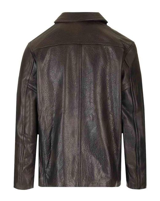 Giorgio Brato Brown Double Brested Jacket for men