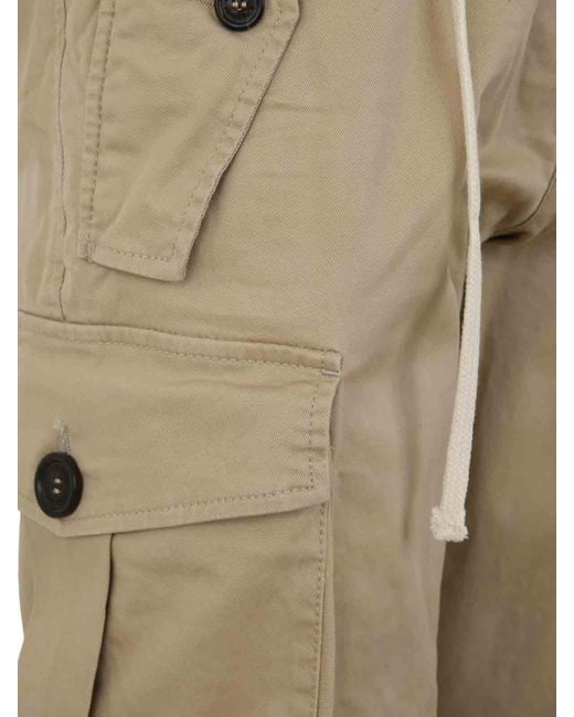 DSquared² Natural Hue Cargo Trousers for men