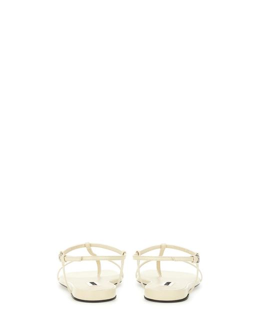 Jil Sander Natural Leather Sandal