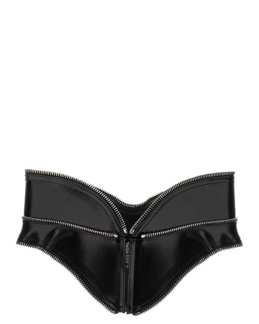 McQueen Black Mcqueen Corset Belt