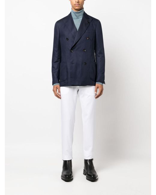 Lardini double deals breasted blazer