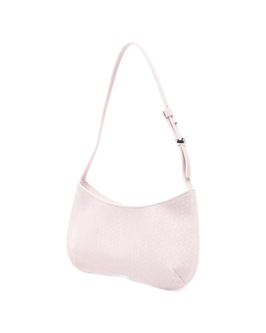 Jacquemus Pink Le Bisou Leather Shoulder Bag