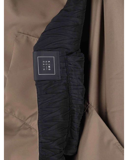 Kimonorain Black Reversible Waterproof Jacket