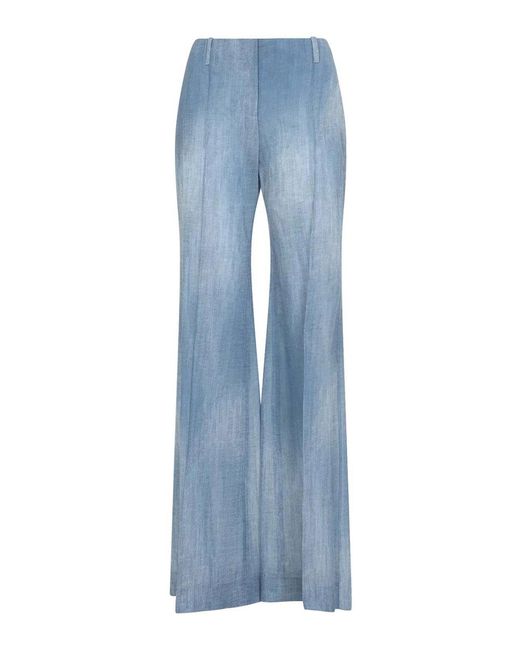 Ermanno Scervino Blue Polyester Pants