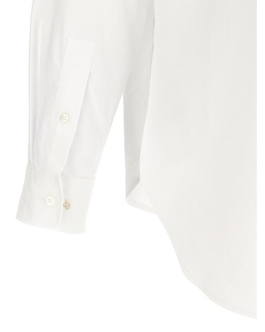 Palm Angels White Sartorial Tape Shirt for men
