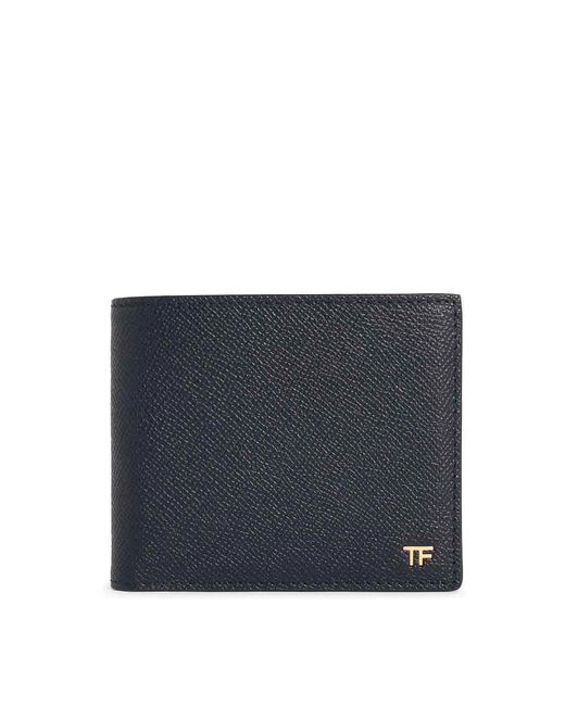 Tom Ford Blue Leather Wallet for men