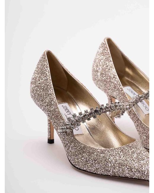 Jimmy Choo White Bing Pumps 65