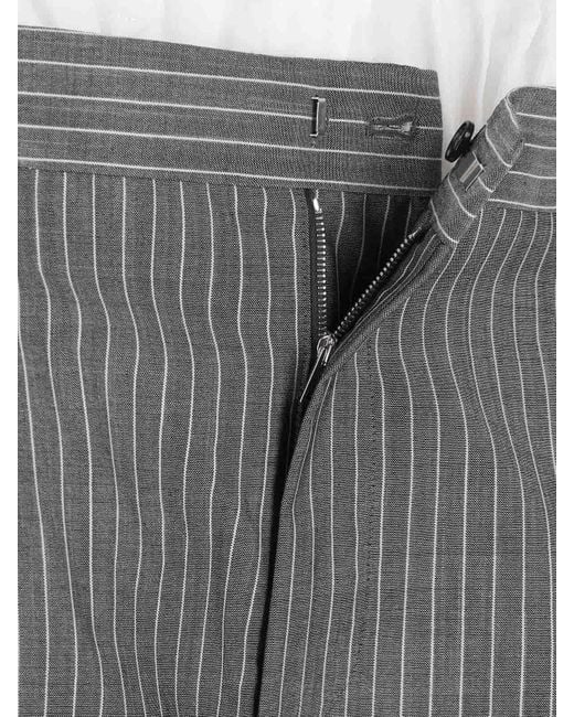 Hed Mayner Gray Large Trousers for men