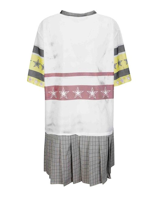 Chopova Lowena Gray Nancy Uniform Jersey Dress