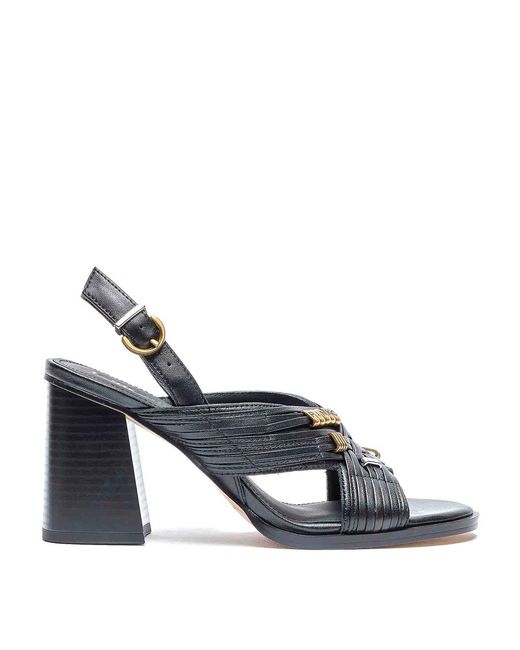 Pinko Blue Lara Pump Sandals