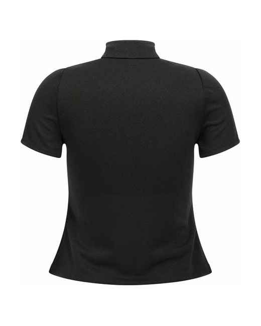 Courreges Black Polyester Top