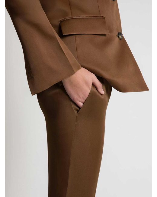 Alberta Ferretti Brown Trousers