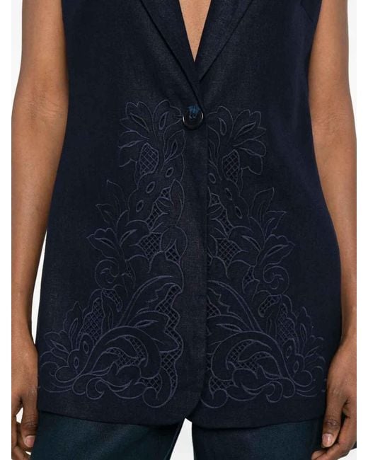 Twinset Blue Gilet