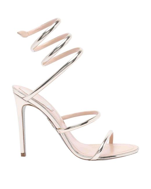 Rene Caovilla Natural Cleo Sandals