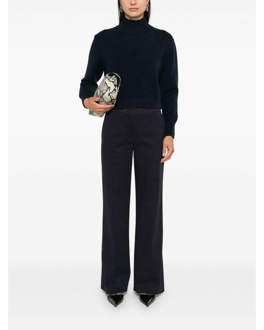 P.A.R.O.S.H. Blue Casual Pants