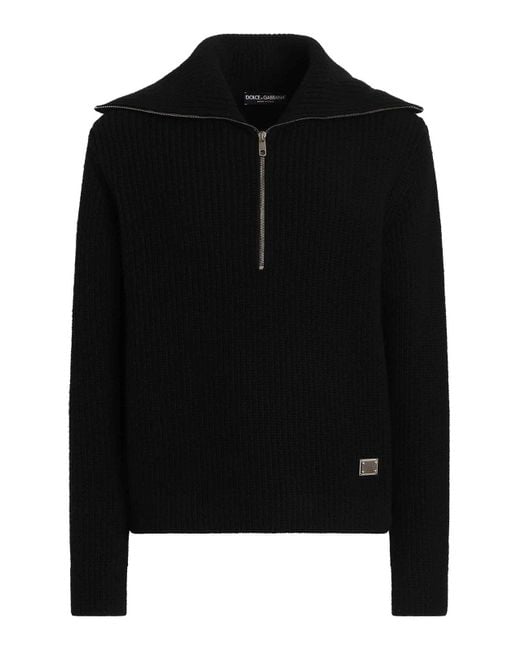 Dolce & Gabbana Black Pullover for men