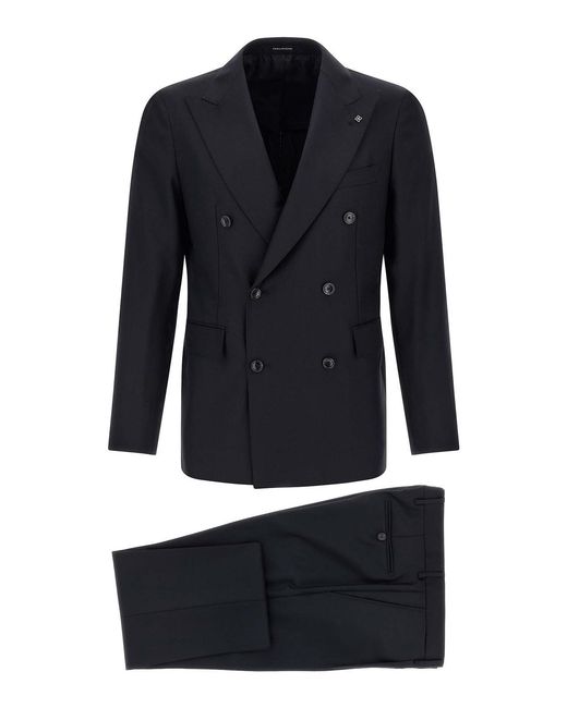 Tagliatore Blue Vesuvio Suit for men