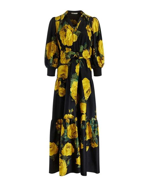 Alice + Olivia Black Long Dress