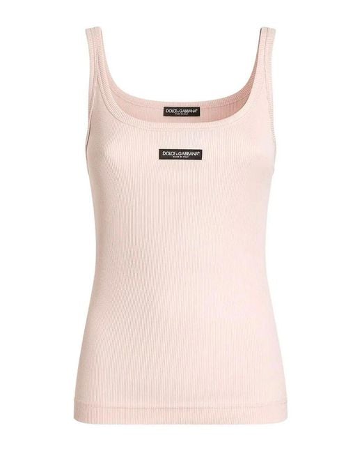 Dolce & Gabbana Pink Tank Top
