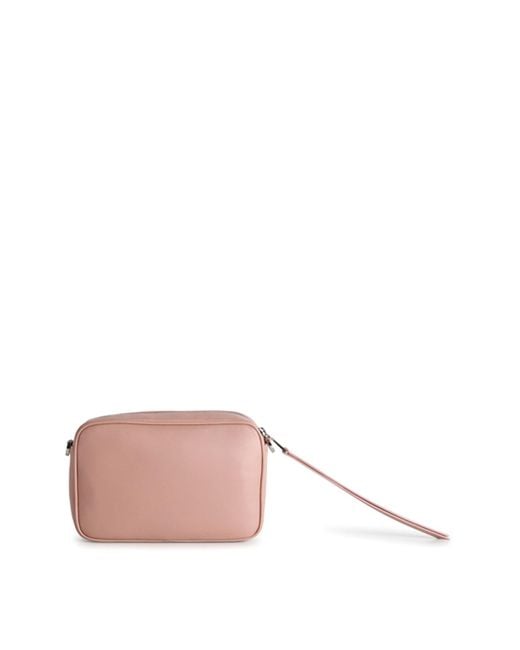 N°21 Pink Faux Leather Bag With Tone Logo