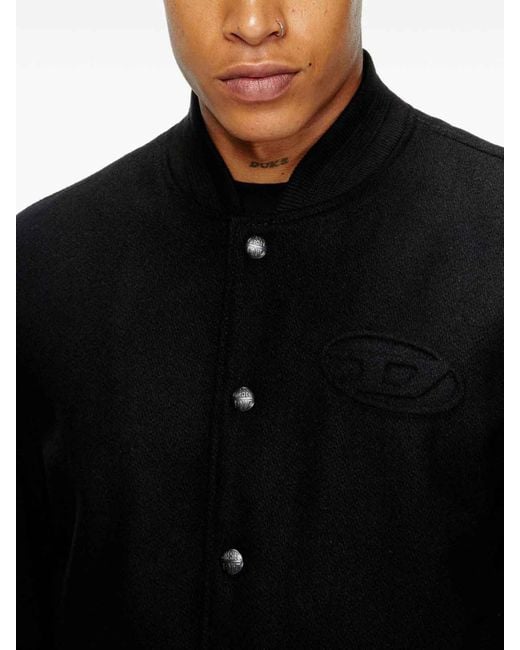 DIESEL Black 'J-Arry' Bomber Jacket for men