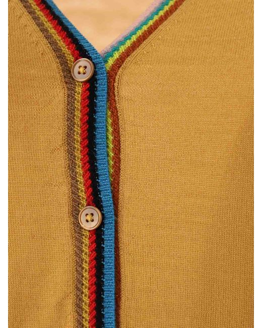 Paul Smith Metallic Stripe Edge Cardigan