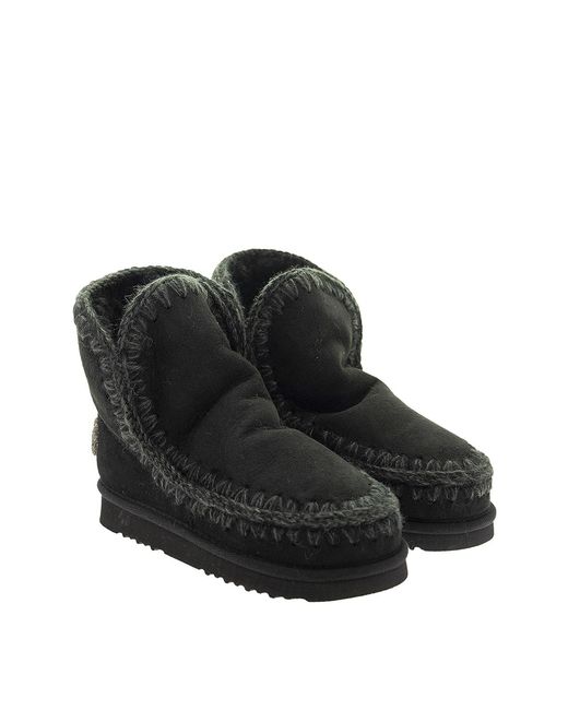 Mou Black Eskimo 18 Ankle Boots