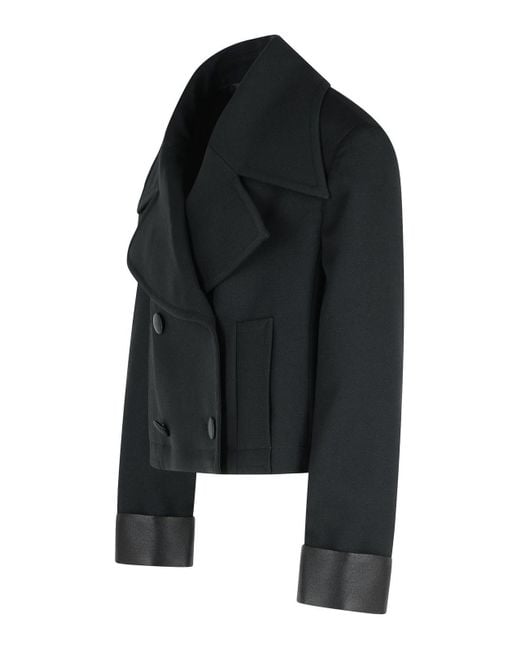 Dolce & Gabbana Black Virgin Wool Blend Jacket