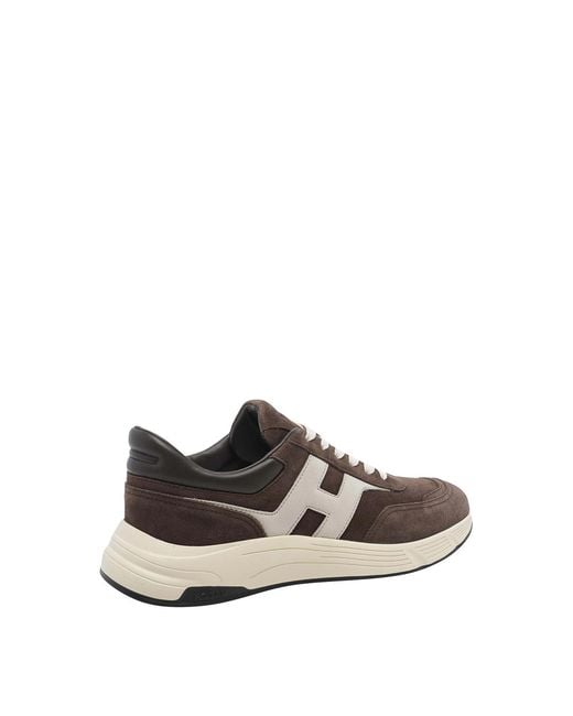 Hogan Brown Hyperlight Sneakers for men