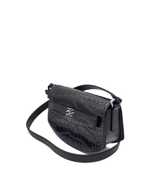 Karl Lagerfeld Blue K/Studio Crossbody Croc