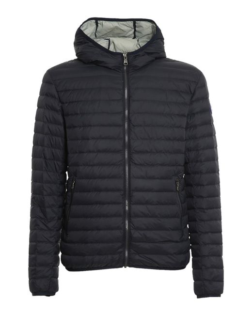 Colmar Black Hooded Qulted Jacket for men