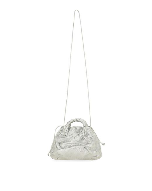 Hereu White Bombon Crinkled Metallic Bag