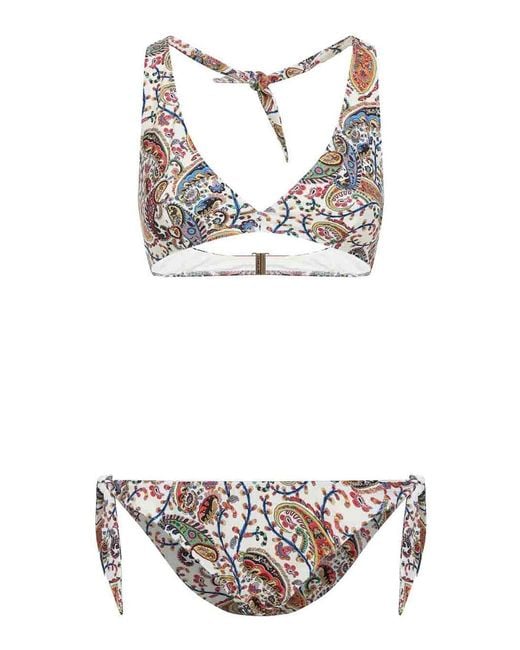Etro Gray Halter Neck Bikini