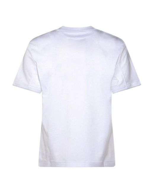 Brunello Cucinelli White Cotton T-Shirt for men