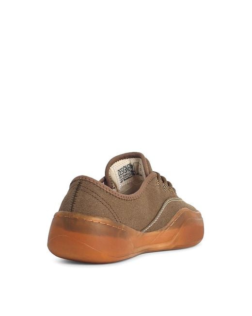 ERL Brown Coupes Mud-Colored Cotton Sneakers for men