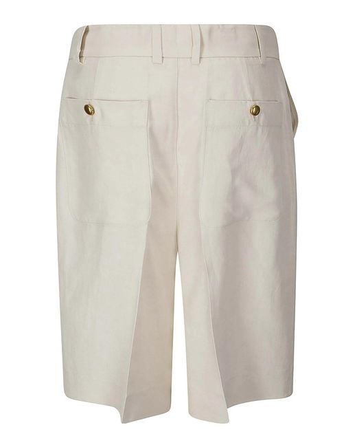 P.A.R.O.S.H. White Shorts