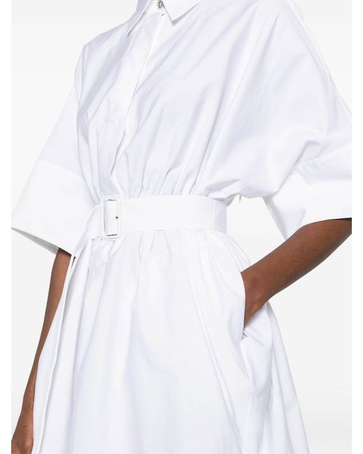 Givenchy White Cotton Short Shirtdress