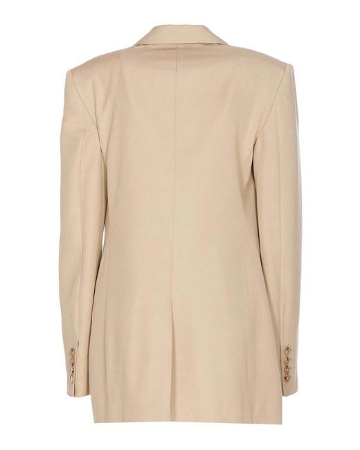 Stella McCartney Natural Double Breasted Jacket