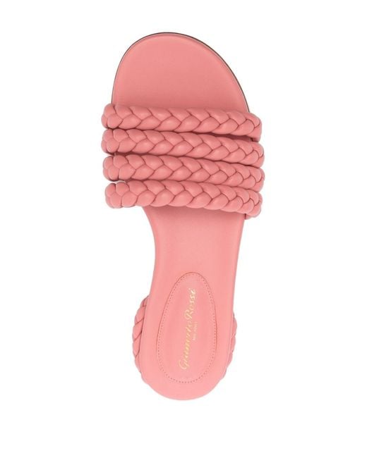 Gianvito Rossi Pink Ischia Tassel