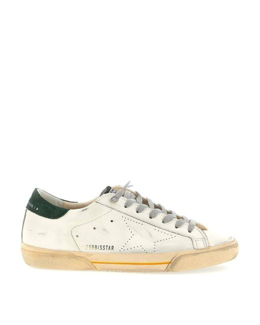 Golden Goose Deluxe Brand Green Superstar Sneakers for men