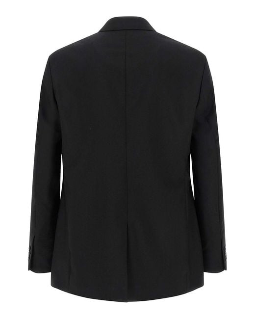 mfpen Black Double-Breasted Blazer for men