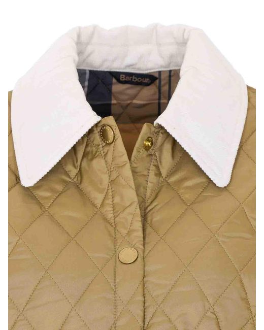 Barbour Natural Icons Cropped Quilted Jacket