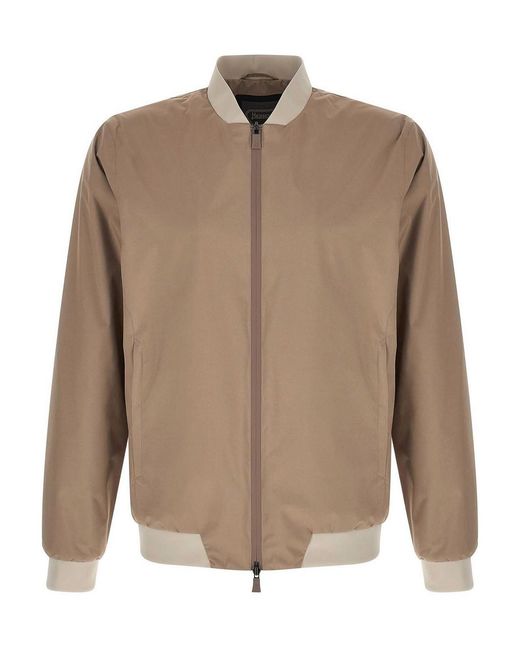 Herno Natural Functional Bomber Jacket for men